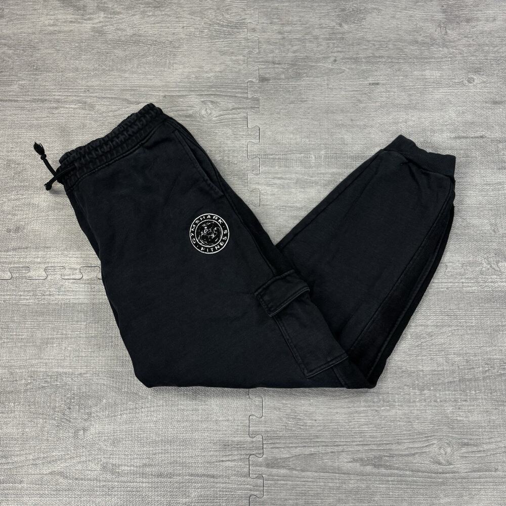 Gymshark Women’s Legacy Cargo Style Joggers Thick Material- Black Size Medium - Picture 9 of 9